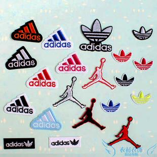 服装logo标志布贴补贴补丁贴花运动服破洞修补刺绣贴花