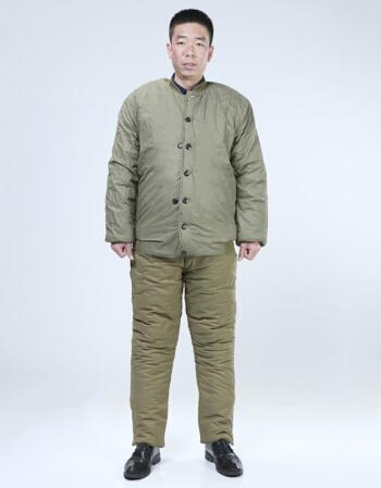 军绿棉袄棉裤套装保暖棉衣柔软面料劳保棉衣订做 纯棉