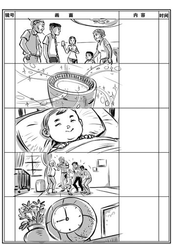 之前给影视公司画的一些广告分镜头|影视|设定/分镜