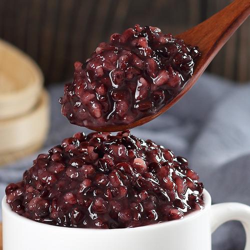 广禧血糯米900g开罐即食紫米黑米罐头阿姨奶茶coco连锁店专用原料