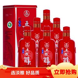 五粮液股份 五粮醇红淡雅 50度 500ml*6瓶整箱 浓香型白酒 *2件