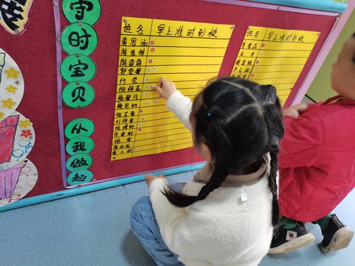 明星幼儿园中二班--礼仪《守时月》