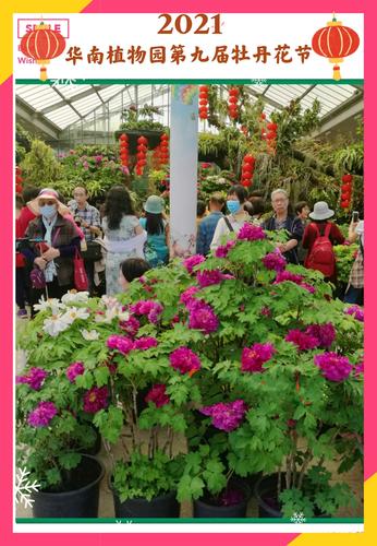 2021年春节华南植物园第九届牡丹花展