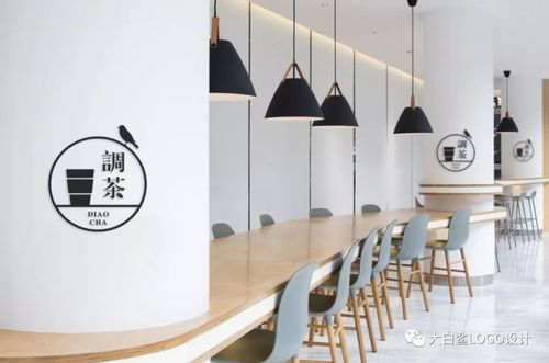 网红茶饮logo设计:调茶