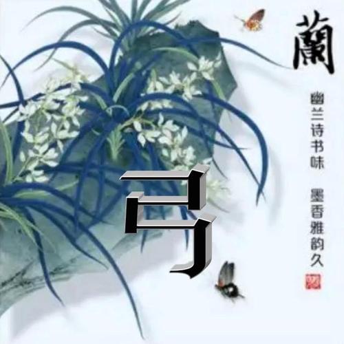 梅兰竹菊,花中四君子姓氏头像