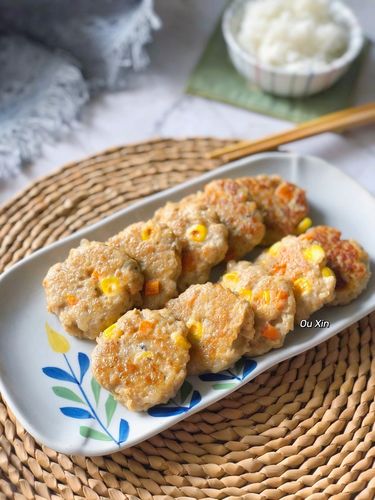 小欧mood做的莲藕煎肉饼