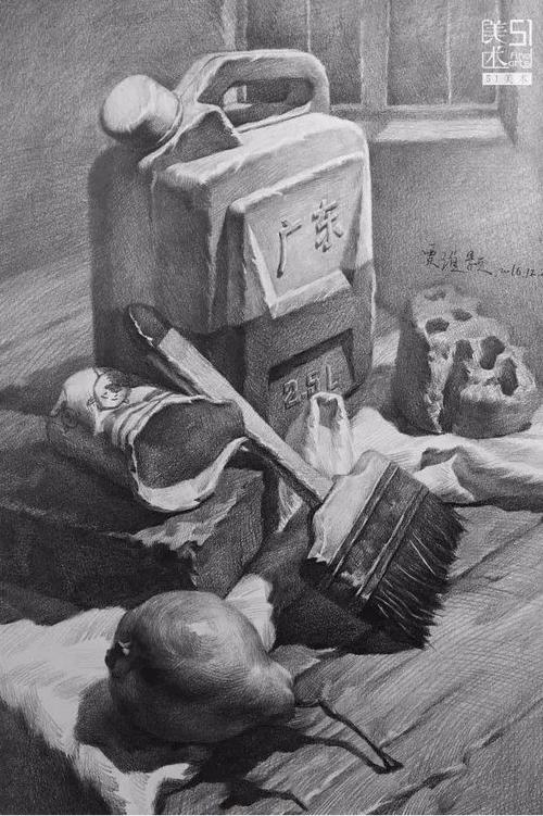 【素描】水果,陶罐,玻璃瓶瓶等素描静物画法集合,猜你最缺!