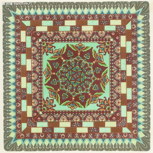 敦煌唐代图案选-藻井设计图绘画书法文化艺术设计