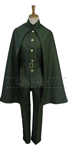 狱都事变 斩岛 佐疫 肋角cosplay 军装制服披风 全套