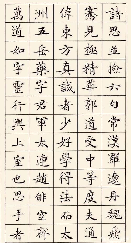 钟绍京《灵飞经》高清小楷字帖下集!临帖必备,果断