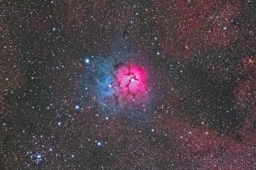 m20,ngc 6514 三叶星云