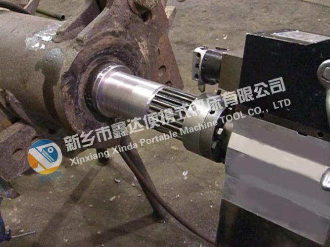 厂家直销便携式轴端车床普通车床高精密大型车床镗孔机便携式车床