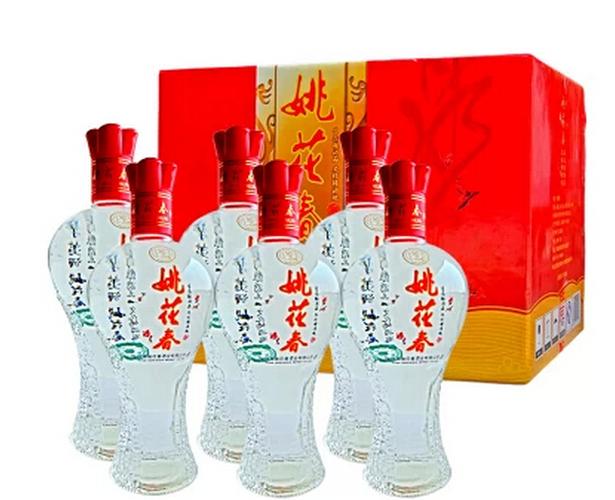 供应【姚花春酒业】家宴整箱 52度500ml×6 浓香型白酒 富酒 姚花春酒