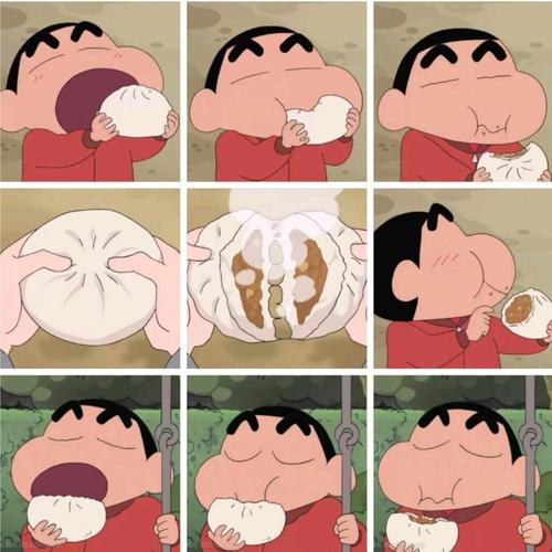 【蜡笔小新头像第二弹】吃大馅包子 真香