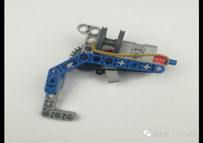 moc7001乐高简易左轮皮筋小手枪