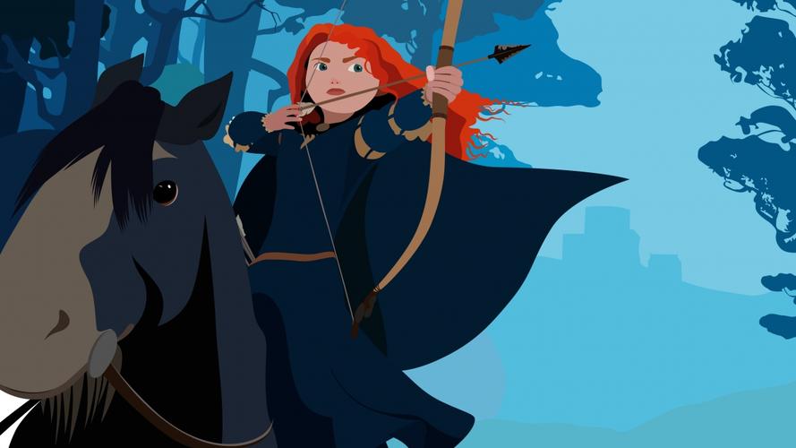 梅莉达merida (4k)高端电脑桌面壁纸