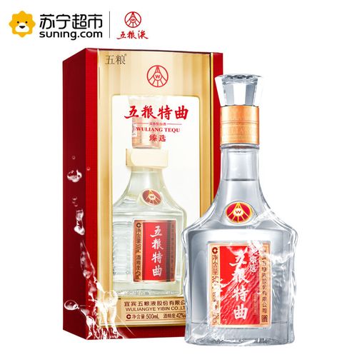 五粮液股份出品 五粮特曲 臻选 42度 浓香型白酒 500ml 单瓶装