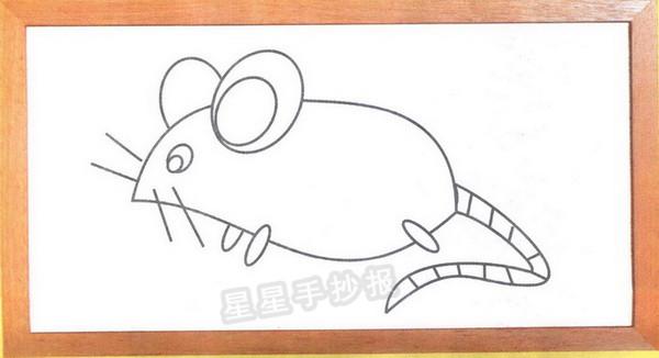 老鼠简笔画图片画法