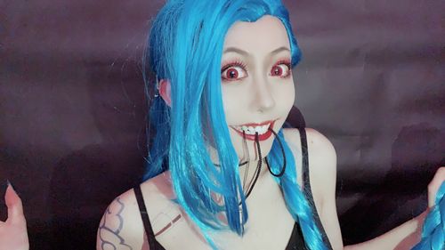 金克丝cos试妆/金克丝仿妆(水平很一般)_仿妆_贵阳自由行热门攻略_cos