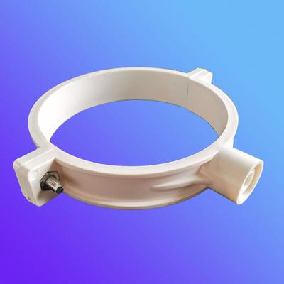 江山全高塑胶厂供应国标pvc抱箍 吊卡 110国标双用管卡 厂家直销