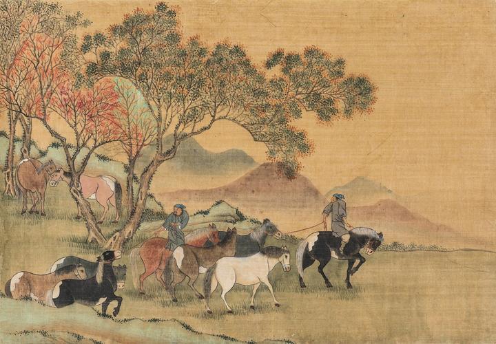 中国嘉德四季第51期·仲夏拍卖会 中国古代书画(二) > 佚名 秋原牧马