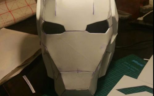 【影禅道具制作】钢铁侠mark42头盔制作_手工_生活