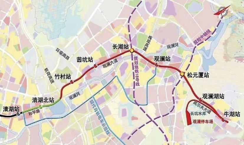 2020年深圳将有7大地铁开通2346810号线