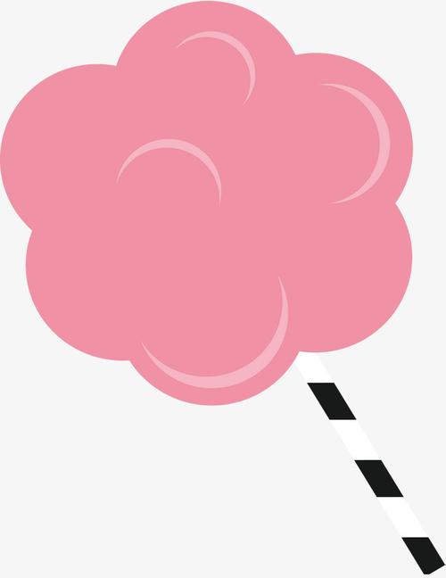 花朵形状棉花糖