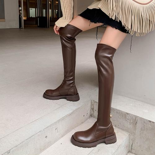 大腿根部丝袜长靴长筒袜女白丝黑丝制服蕾丝过膝半截高筒渔网袜已售6$