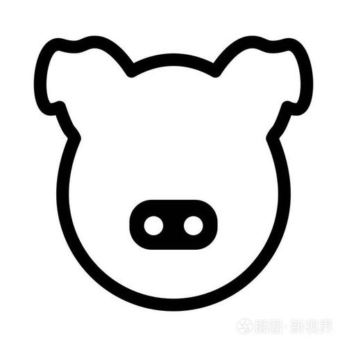 猪头轮廓