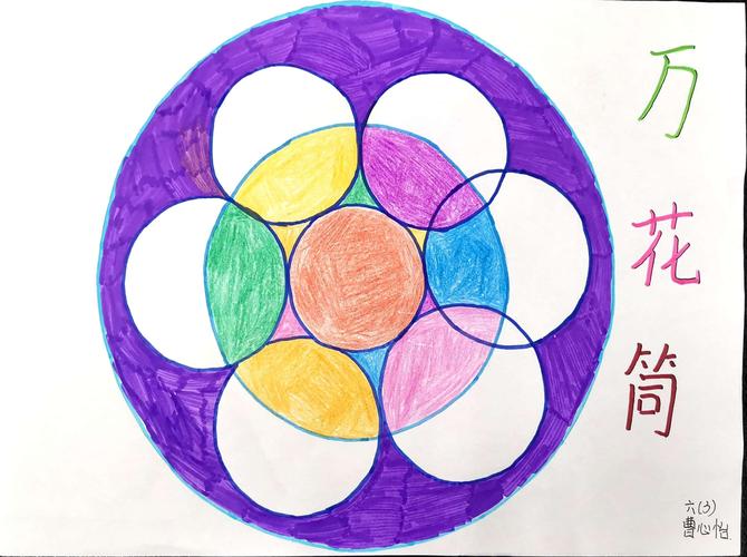 大同瑞致小学六年级数学学科活动 利用圆设计图案