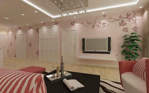 兰舍硅藻泥做电视背景墙合适吗 欧式硅藻泥做电视机背景墙图案2016