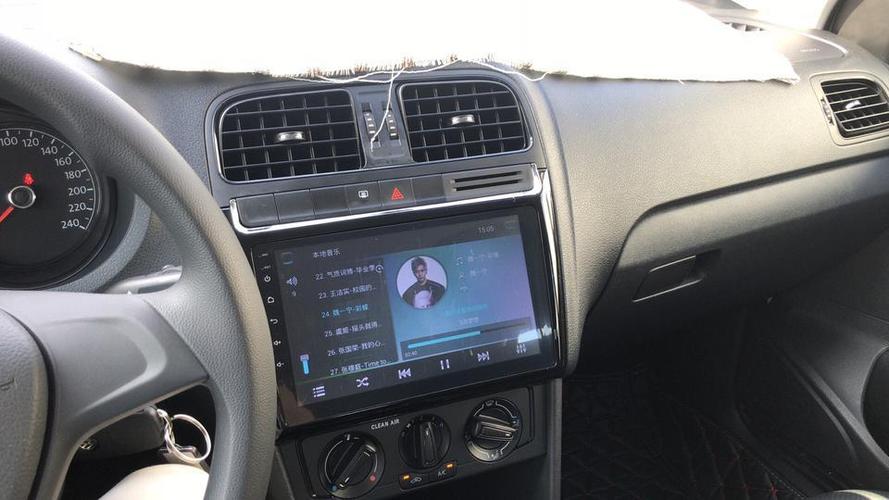 2016款14手动大众polo的中控问题这中控怎么设置里面东西密码不知道原