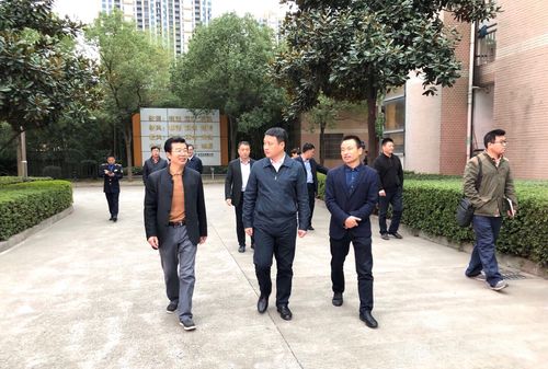 区委副书记代区长高峰,教体局局长曹波莅临指导