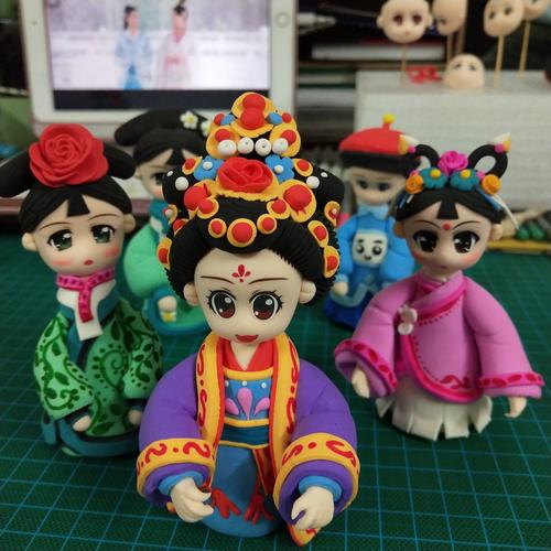 超轻黏土——古装q版人物