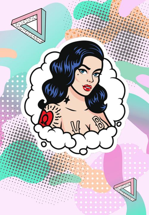 波普风底价出清夏日促销活动海报