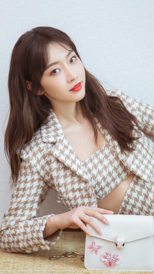 宣璐纹格装性感高清手机壁纸