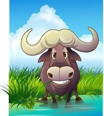 卡通矢量野生动物免费素材