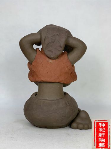 手工陶艺紫砂泥人陶土人物摆设性感陶瓷娃娃酒店泥人