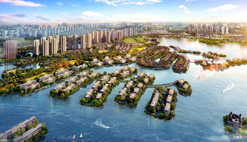 融创星耀五洲观澜庭楼栋分布沙盘图
