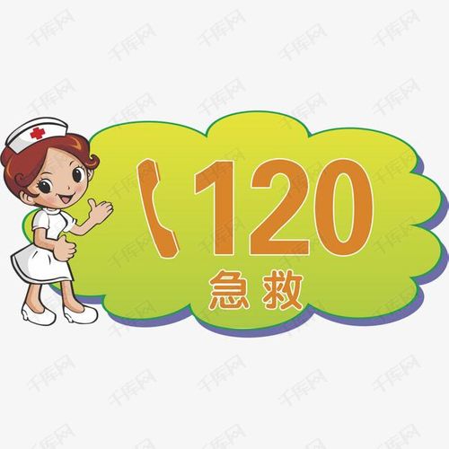 120急救的素材免抠120急救护士卡通png元素应急救援