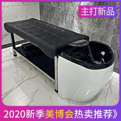 理发店洗头床专用泰式洗头床不锈钢美发冲水床陶瓷盆包邮新款直销