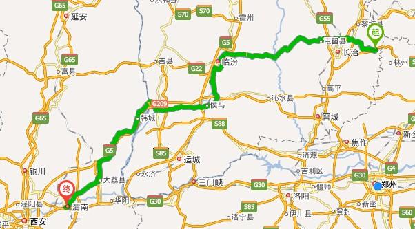 山西通天峡景区离渭南有多远
