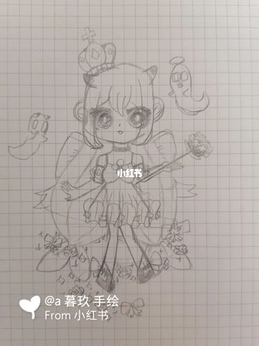 迷你世界塔莉娅手绘画画简笔画日常绘画教程_绘画_迷你世界_手绘_简笔