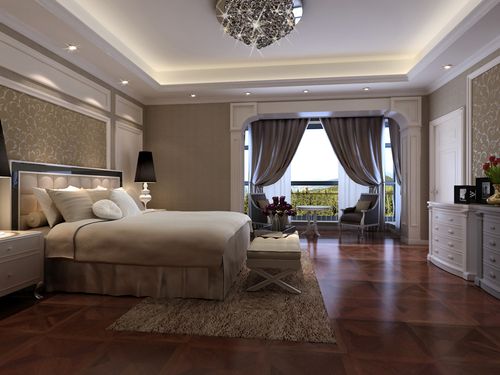 大平层 新古典欧式装修效果图-卧室(7/12)