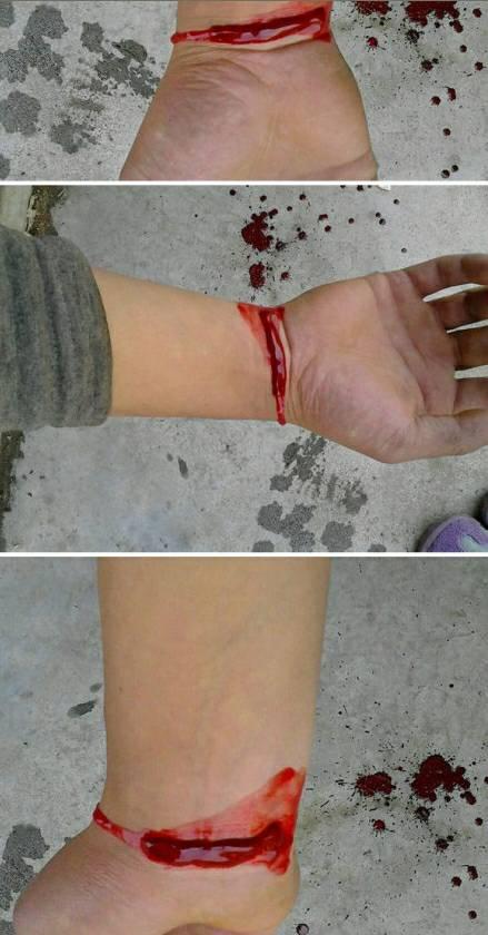 有没有自残的真人图片,有急用,跪求