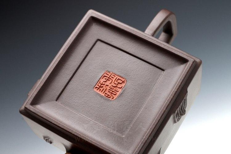 宜兴紫砂壶名家孔春华《劲梅壶》紫砂壶原矿全手工-淘