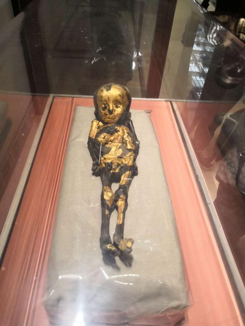 图坦卡蒙孩子的木乃伊.