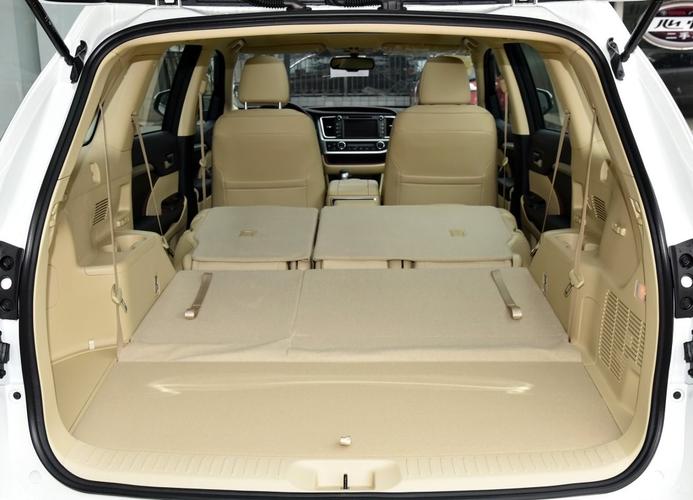 咱们再来说说细节方面的东西,汉兰达的车尾窗是可以单独打开的,从尾箱