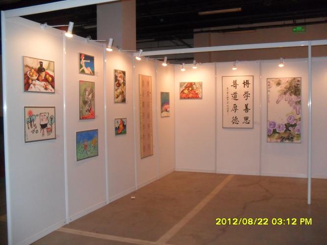 北京挂画展板租赁搭建图片
